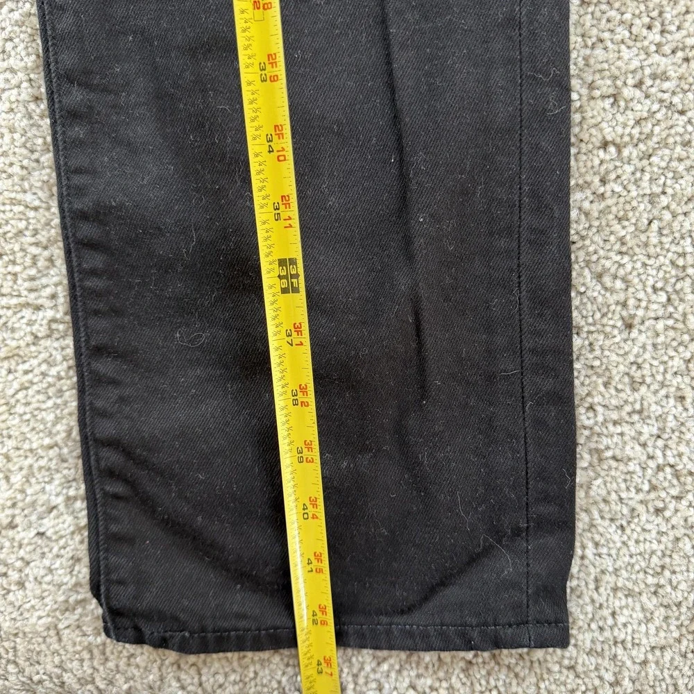 Levis 514 Jeans Mens 38x32 Dark Wash Black Denim Regular Straight Casual Pants